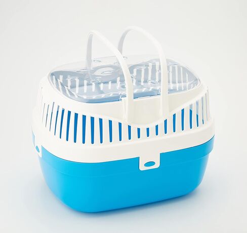 أرنب Ferplast، خنزير غينيا وحامل الفئران ALADINO قفص سفر كبير للحيوانات الصغيرة، أرانب القوارض، بلاستيك قوي، شبكات تهوية، مقبض مريح، 36 × 26 × ارتفاع 23 سم، أخضر in Kuwait