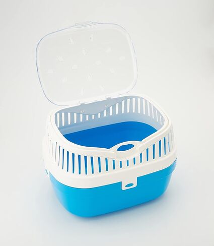 أرنب Ferplast، خنزير غينيا وحامل الفئران ALADINO قفص سفر كبير للحيوانات الصغيرة، أرانب القوارض، بلاستيك قوي، شبكات تهوية، مقبض مريح، 36 × 26 × ارتفاع 23 سم، أخضر in Kuwait