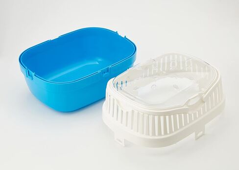 أرنب Ferplast، خنزير غينيا وحامل الفئران ALADINO قفص سفر كبير للحيوانات الصغيرة، أرانب القوارض، بلاستيك قوي، شبكات تهوية، مقبض مريح، 36 × 26 × ارتفاع 23 سم، أخضر in Kuwait