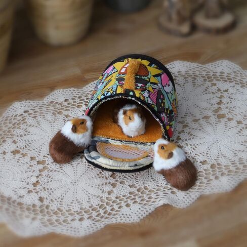 حقيبة حمل هامستر من لينيفار، قابلة للتنفس وسهلة الحمل - حقيبة سفر للحيوانات الصغيرة مع حزام قابل للفصل بسحّاب للقنفذ والسنجاب والسكر، والسكيلار، والسلحفاة in Kuwait