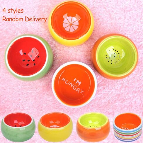 kathson Hamster Bowl Ceramic Small Animal Water Bowl Prevent Tipping Moving and Chewing Food Dish for Guinea Pig Gerbil Ferret Syrian Hamster Chinchilla Rat Hedgehog Bunny (3 Pcs) in Saudi Arabia
