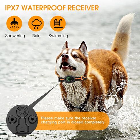 SDOFOS Dog Training Collar, Shock Collar for 2 Dogs with Remote Range 1300ft, 3 Training Modes, Beep, Vibration, Shock, IPX7 Waterproof Rechargeable Electric Shock Collar for Small Medium Large Dogs in Saudi Arabia