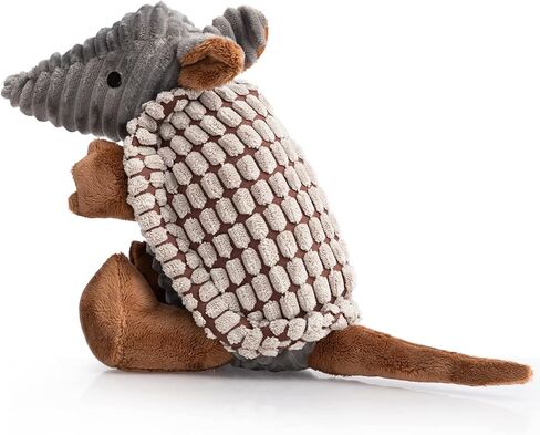 Hollypet Armadillo Squeaky Puppy Dog Toys for Small Medium Dogs, 8" in Kuwait