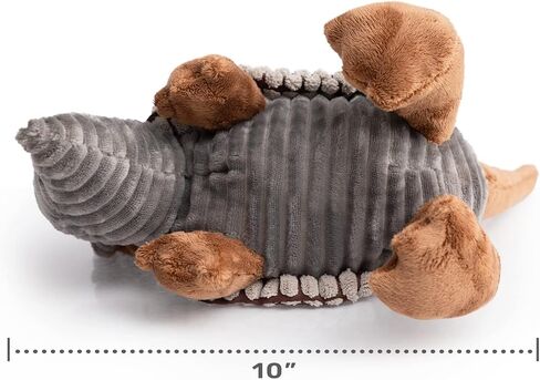 Hollypet Armadillo Squeaky Puppy Dog Toys for Small Medium Dogs, 8" in Kuwait