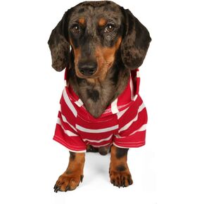 DJANGO Dog Hoodie - Soft, Stretchy, & Cozy Sweatshirts for Dogs - Black Winter Dog Sweaters for Dachshunds and Small Dogs - Machine Washable Hoodie for Dogs with Elastic Waistband and Harness Hole in Saudi Arabia