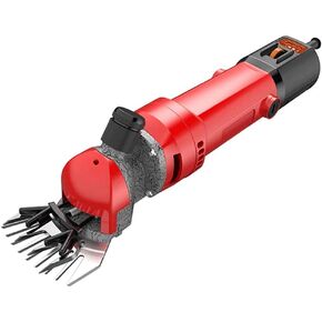 Heavy Duty Sheep Shears, Sheep Shears Electric Clippers, 1200W Professional Electric Wool Shear for Shaving Fur Wool in Sheep, Goats, Cattle, Farm Pet, Red 13 Straight Tooth in Kuwait
