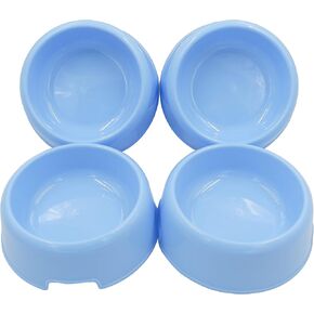 Dog Bowls Cat Bowls (Pink+Blue+Purple+Orange, Small)