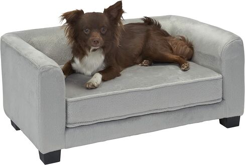 Enchanted Home Pet Surrey Pet Sofa - Grey, CO3429-20GRY in Saudi Arabia