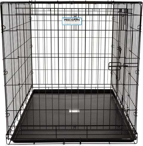 Precision Pet Products Two Door Great Crate Wire Dog Crate, 30 Inch, For Pets 30-50 Lbs, With 5-Point Locking System in Kuwait