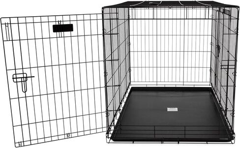 Precision Pet Products Two Door Great Crate Wire Dog Crate, 30 Inch, For Pets 30-50 Lbs, With 5-Point Locking System in Kuwait