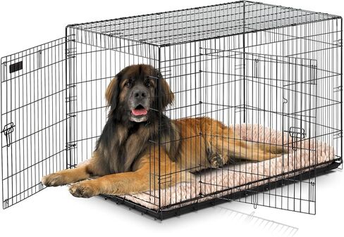 Precision Pet Products Two Door Great Crate Wire Dog Crate, 30 Inch, For Pets 30-50 Lbs, With 5-Point Locking System in Kuwait