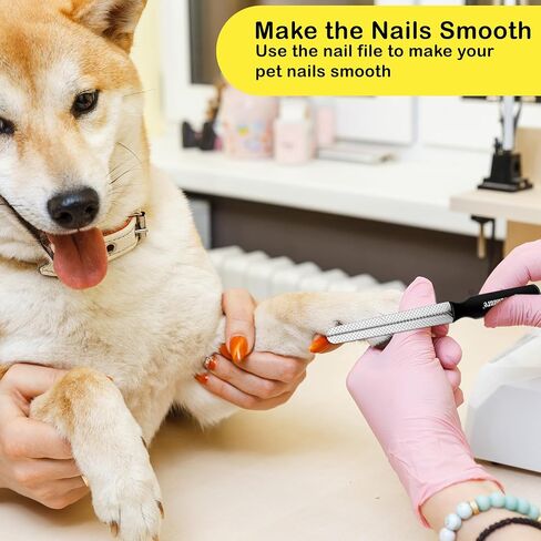 Candure Dog Nail Clippers Professional Dog Nail Trimmers Suitable for Large to Medium Dogs, Cats, Rabbits and Guinea Pigs - Safety Lock/Protective Guard to Avoid Over Cutting in Kuwait