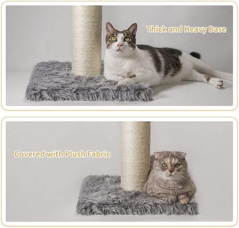 كوسي عمود خدش للقطط مقاس 32 انش، عمود خدش للقطط الداخلية مع حبل من السيزال، اداة خدش عمودية للقطط لتمتد بالكامل للقطط الكبيرة والقطط المتعددة in Kuwait