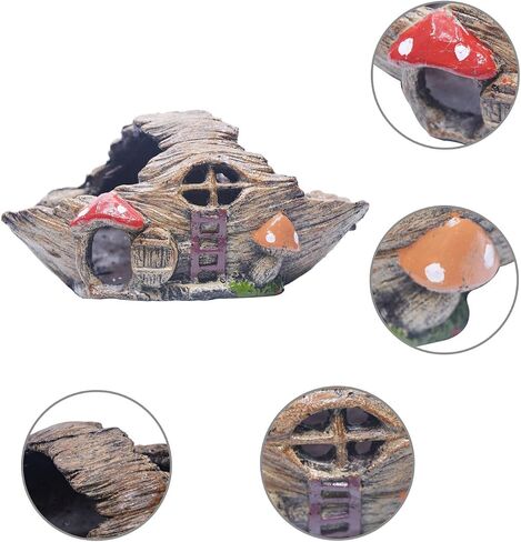 Saim Aquarium Boat Decoration Broken Boat Fishing Boat Imitation Boat Ornaments Fish Tank Decor Resin Boat Aquarium Ship Ornament in Saudi Arabia