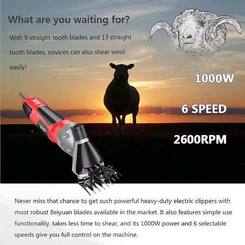 GagalU 850W Sheep Shears Electric Sheep Shearing Machine 2400Rpm Wool Scissors Electric Sheap Clipper Farm in Saudi Arabia
