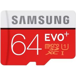 Samsung 64GB EVO Plus Class 10 Micro SDXC with Adapter 80mb/s (MB-MC64DA) in Kuwait