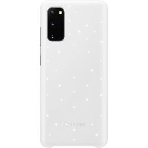 Samsung Galaxy S20 Case, Protective Smart LED Back Cover - White (US Version with Warranty) (EF-KG980CWEGUS) in Kuwait