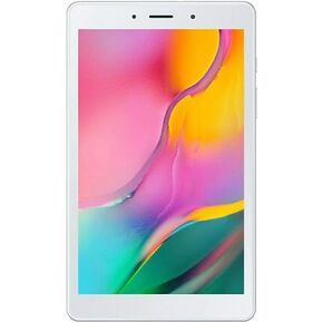Samsung Galaxy Tab A 8.0 بوصة (2019، WiFi + 4G LTE) 32 جيجابايت، بطارية 5100 مللي أمبير في الساعة، 4G LTE Tablet GSM مفتوح SM-T295، الطراز العالمي (32 جيجابايت + 64 جيجابايت حزمة SD، فضي) (متجدد) in Saudi Arabia