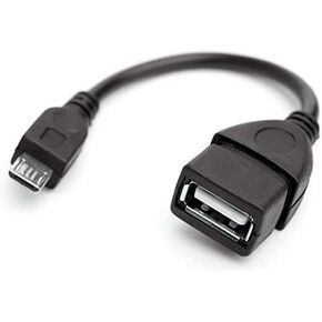 Micro USB to OTG Works with Samsung Galaxy J3 (2017) DUOS Direct On-The-Go Connection Kit and Cable Adapter! (Black) in Kuwait