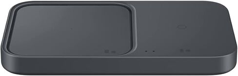 شاحن سامسونج اللاسلكي ثنائي الشحن السريع (2022) 15 وات، متوافق عالميًا مع الهواتف التي تدعم Qi، وساعات سامسونج 3/4 النشطة، شاحن حائط 25 وات متضمن (متجدد) in Kuwait