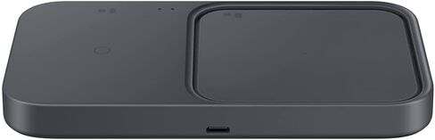 شاحن سامسونج اللاسلكي ثنائي الشحن السريع (2022) 15 وات، متوافق عالميًا مع الهواتف التي تدعم Qi، وساعات سامسونج 3/4 النشطة، شاحن حائط 25 وات متضمن (متجدد) in Kuwait