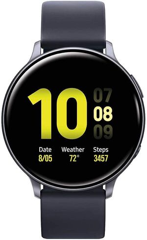 Samsung Galaxy Watch Active 2 (40mm, GPS, Bluetooth) Smart Watch with Advanced Health Monitoring, Fitness Tracking, and Long Lasting Battery, Black, SM-R830NZKCXAR (Renewed) in Saudi Arabia