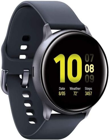 Samsung Galaxy Watch Active 2 (40mm, GPS, Bluetooth) Smart Watch with Advanced Health Monitoring, Fitness Tracking, and Long Lasting Battery, Black, SM-R830NZKCXAR (Renewed) in Saudi Arabia