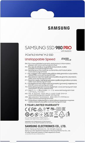 SSD M.2 2TB Samsung 980 PRO Heatsink NVMe PCIe 4.0 in Saudi Arabia