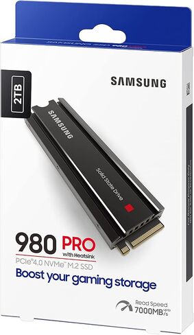 SSD M.2 2TB Samsung 980 PRO Heatsink NVMe PCIe 4.0 in Saudi Arabia