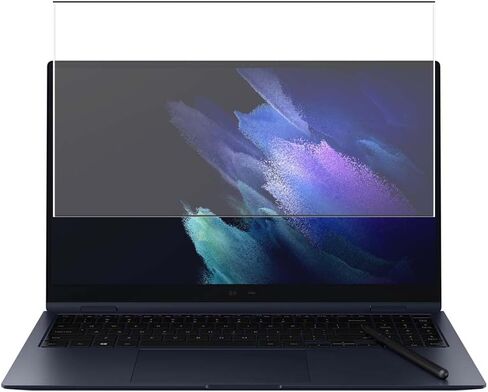 Puccy Tempered Glass Screen Protector Film, compatible with Samsung Galaxy Book Pro 360 15.6" Laptop (Active Area Cover Only) Protective Protectors Guard in Saudi Arabia