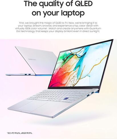 Samsung Galaxy Book Ion 15.6" Laptop| QLED Display and Intel Core i7 Processor | 8GB Memory | 512GB SSD | Long Battery Life and Windows 10 Operating System | (NP950XCJ-K01US) in Saudi Arabia