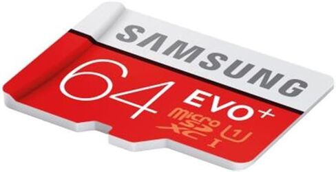 Samsung 64GB EVO Plus Class 10 Micro SDXC with Adapter 80mb/s (MB-MC64DA) in Kuwait