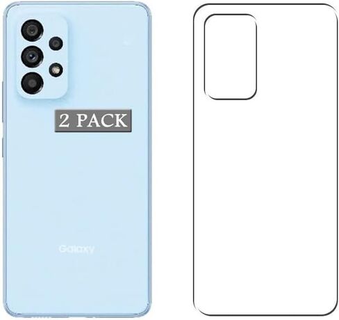 Vaxson 2-Pack Back Protector Film, compatible with Samsung Galaxy A53 5G SCG15 TPU Guard Cover Skin Sticker [ Not Front Tempered Glass Screen Protectors ] in Saudi Arabia