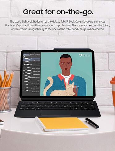 Samsung Galaxy EF-DT870 Keyboard & Cover for Tab S7 (Renewed) in Kuwait