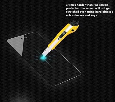 Screen Tempered Glass for Samsung Galaxy A6 2018, 2 PCS Screen Protector 9H 2.5D Phone Protective Film for Samsung A6 [Not Full Cover Screen] in Saudi Arabia