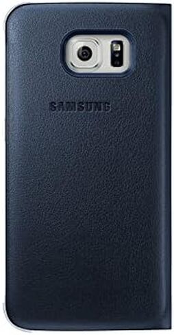 Samsung S-View Flip Cover for Samsung Galaxy S6 - Black Sapphire Fabric in Saudi Arabia