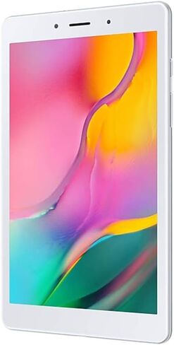 Samsung Galaxy Tab A 8.0 بوصة (2019، WiFi + 4G LTE) 32 جيجابايت، بطارية 5100 مللي أمبير في الساعة، 4G LTE Tablet GSM مفتوح SM-T295، الطراز العالمي (32 جيجابايت + 64 جيجابايت حزمة SD، فضي) (متجدد) in Saudi Arabia
