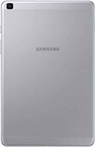 Samsung Galaxy Tab A 8.0 بوصة (2019، WiFi + 4G LTE) 32 جيجابايت، بطارية 5100 مللي أمبير في الساعة، 4G LTE Tablet GSM مفتوح SM-T295، الطراز العالمي (32 جيجابايت + 64 جيجابايت حزمة SD، فضي) (متجدد) in Saudi Arabia