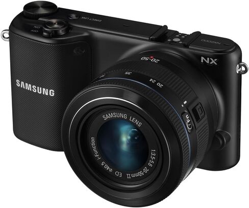 Samsung NX2000 20.3MP CMOS Smart WiFi Mirrorless Digital Camera with 20-50mm Lens and 3.7" Touch Screen LCD (Black) (OLD MODEL) in Saudi Arabia