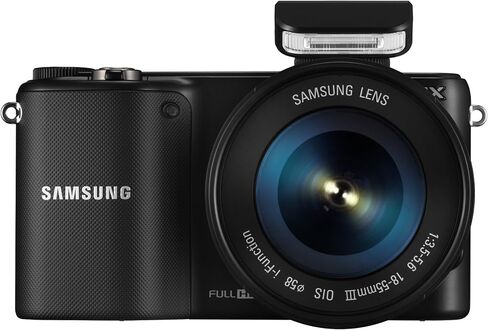 Samsung NX2000 20.3MP CMOS Smart WiFi Mirrorless Digital Camera with 20-50mm Lens and 3.7" Touch Screen LCD (Black) (OLD MODEL) in Saudi Arabia