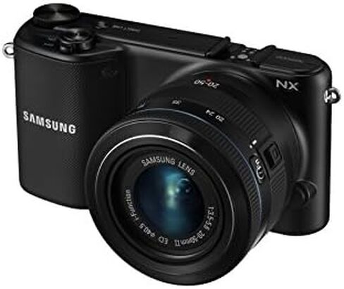 Samsung NX2000 20.3MP CMOS Smart WiFi Mirrorless Digital Camera with 20-50mm Lens and 3.7" Touch Screen LCD (Black) (OLD MODEL) in Saudi Arabia