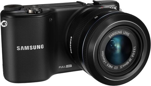 Samsung NX2000 20.3MP CMOS Smart WiFi Mirrorless Digital Camera with 20-50mm Lens and 3.7" Touch Screen LCD (Black) (OLD MODEL) in Saudi Arabia