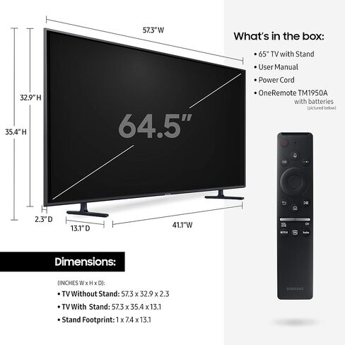 تلفزيون سامسونج الذكي المسطح 82 بوصة 4K 8 Series UHD مع HDR وتوافق Alexa - موديل 2019 in Saudi Arabia