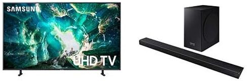 تلفزيون سامسونج الذكي المسطح 82 بوصة 4K 8 Series UHD مع HDR وتوافق Alexa - موديل 2019 in Saudi Arabia