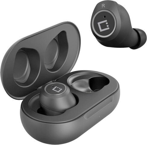 Wireless V5 Bluetooth Earbuds Compatible with Samsung Galaxy S20+ 5G with Charging case for in Ear Headphones. (V5.0 Black) in Kuwait