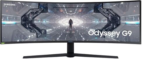 SAMSUNG Odyssey 49 inches G9 Curved QLED Gaming Monitor (Renewed) in Saudi Arabia