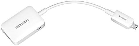 Samsung ET-H10FAUWESTA Micro USB to HDMI 1080P HDTV Adapter Cable for Samsung Galaxy S3/S4 and Note 2 - Retail Packaging - White in Kuwait