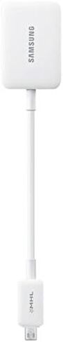 Samsung ET-H10FAUWESTA Micro USB to HDMI 1080P HDTV Adapter Cable for Samsung Galaxy S3/S4 and Note 2 - Retail Packaging - White in Kuwait