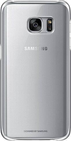 Samsung Galaxy S7 Case Clear Protective Cover - Black in Saudi Arabia