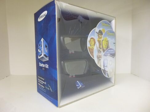 Samsung 3D Starter Kit - 2 pairs of Black 3D active glasses SSG-3100m/za in Kuwait